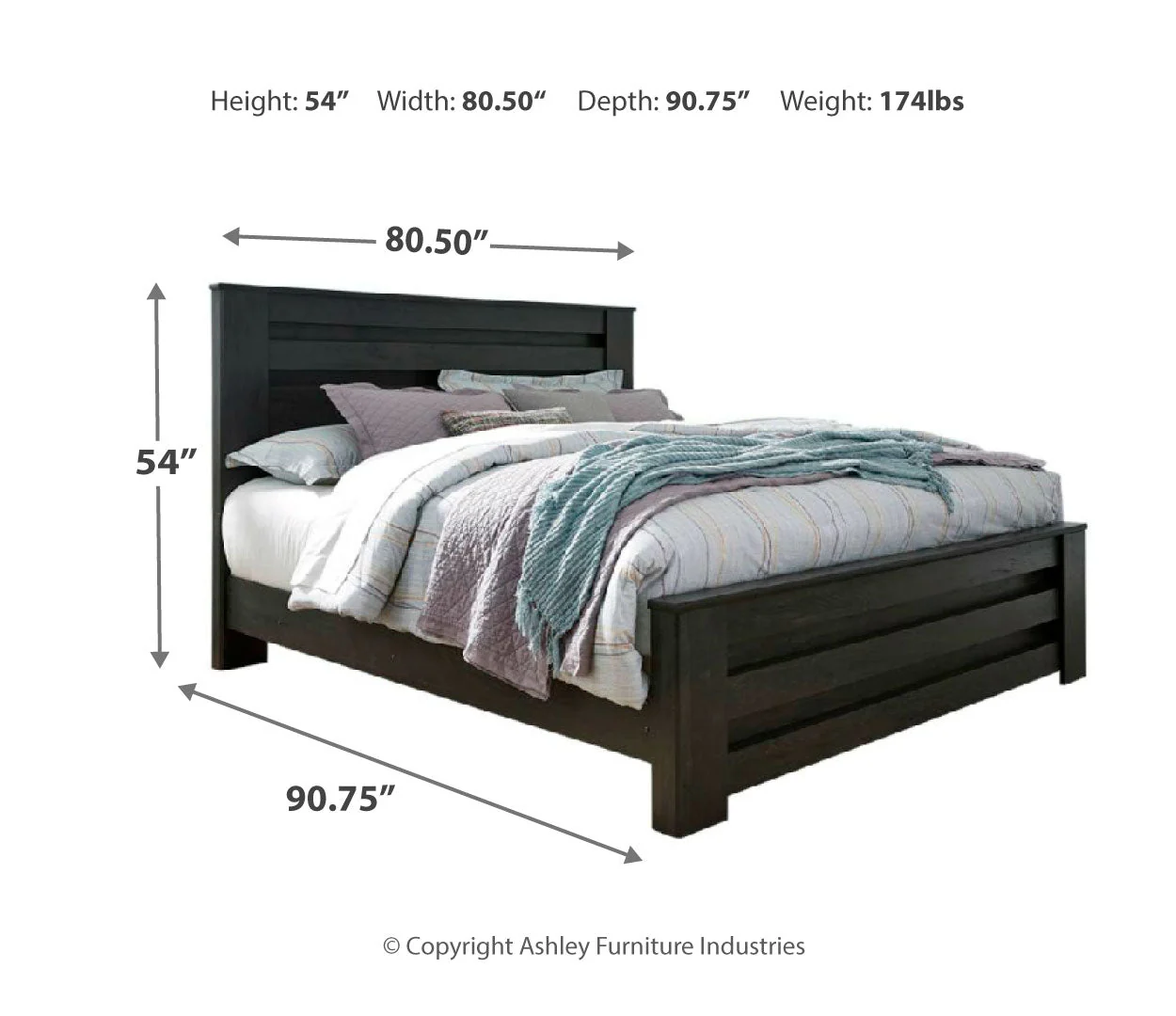 Brinxton Grey Panel Bedroom Set