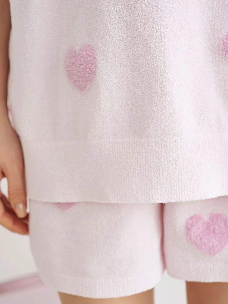 Heart Jacquard Pullover