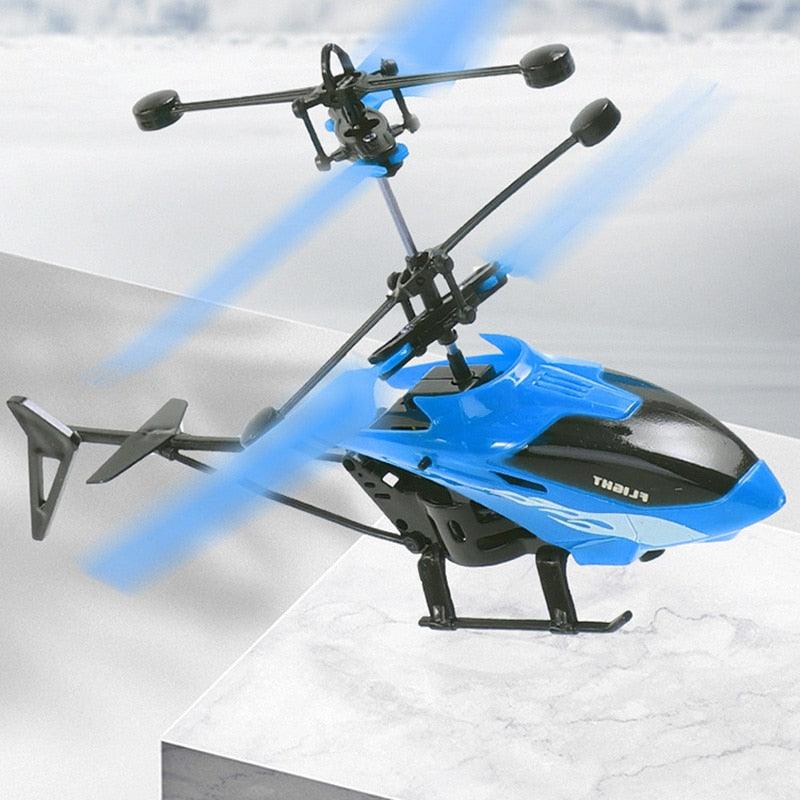 CY387 RC Helicopter - Two-Channel Suspension RC Helicopter Drop-resistant Induction Suspension Aircraft Charging Light Aircraft Kids Toy Gift for Kid