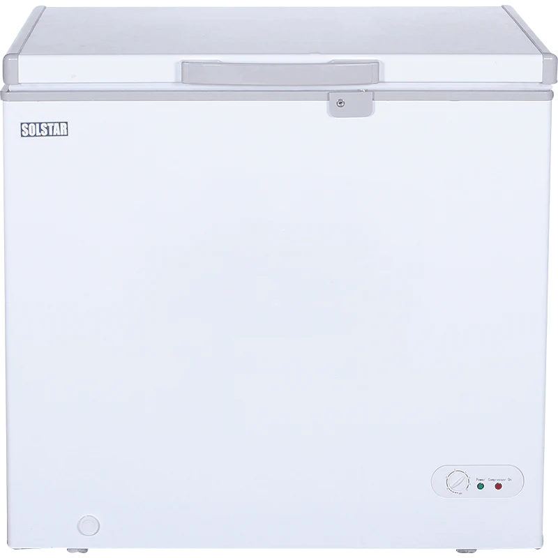 Dynastar CF280SL 220 volts chest freezer silver deep freezer 220v 250 volt 50 hz 280 liters