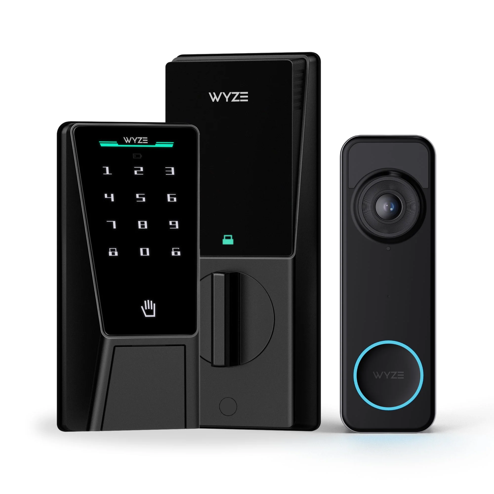 Battery Video Doorbell + Palm Lock