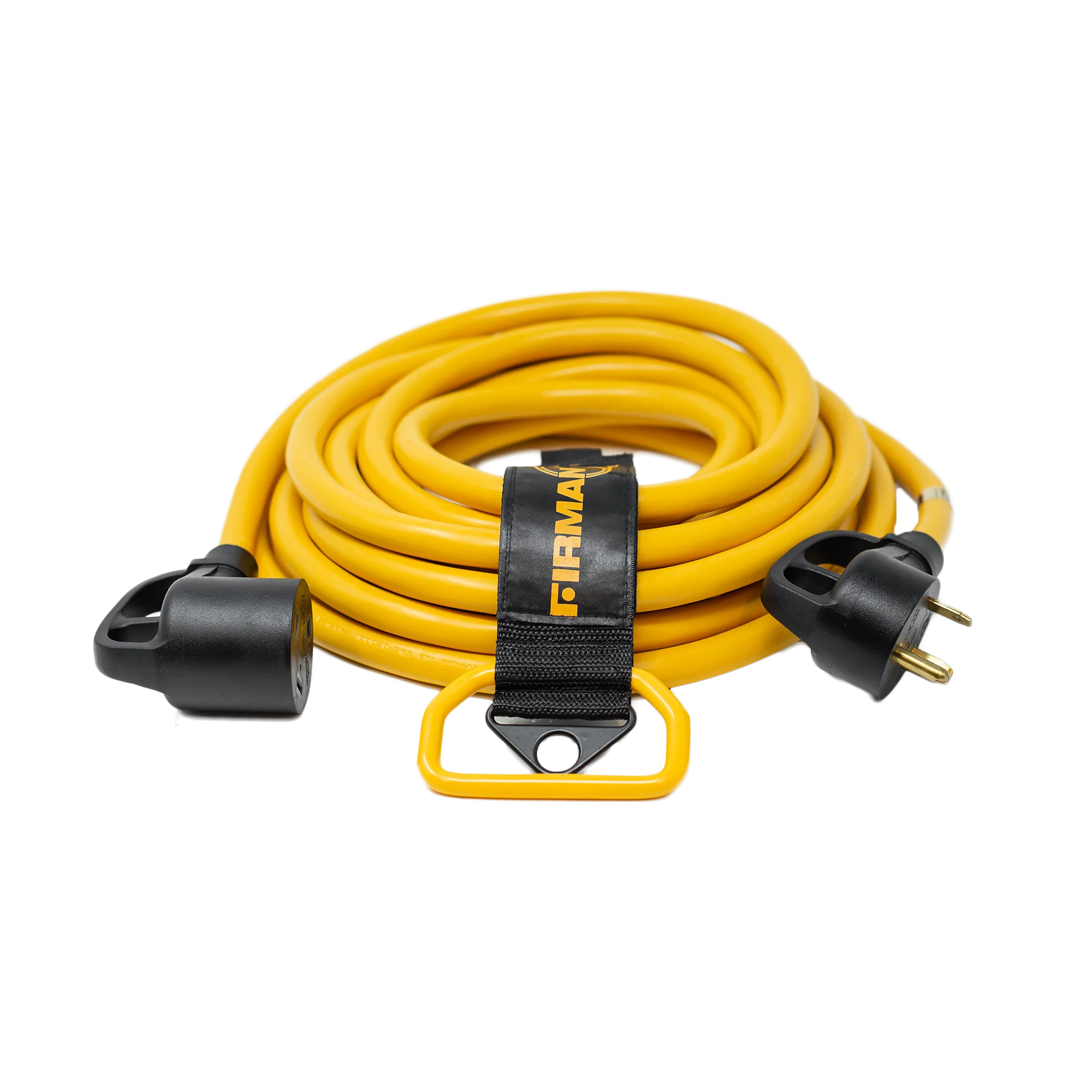 25ft Heavy Duty TT-30P to TT-30R Power Cord With Storage Strap