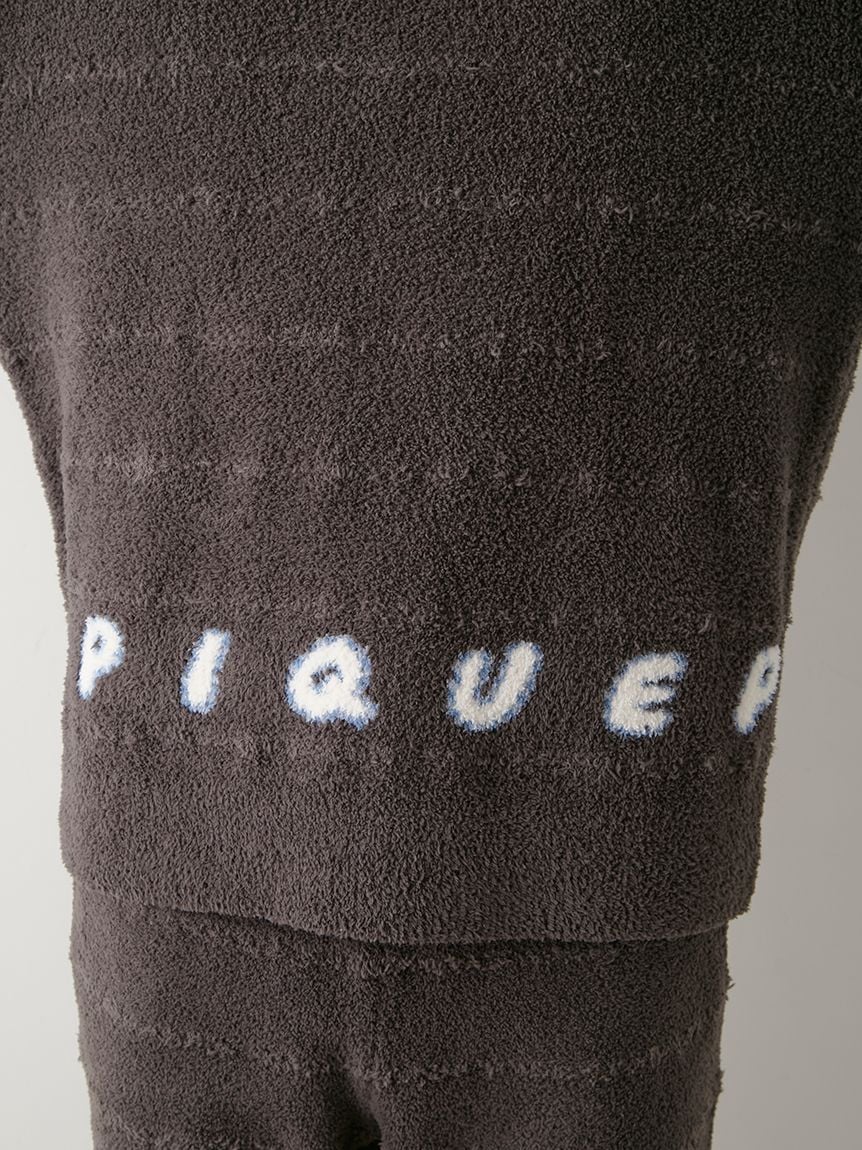 Night & Sweets MENS Baby Moco Pique Logo Jacquard Pullover