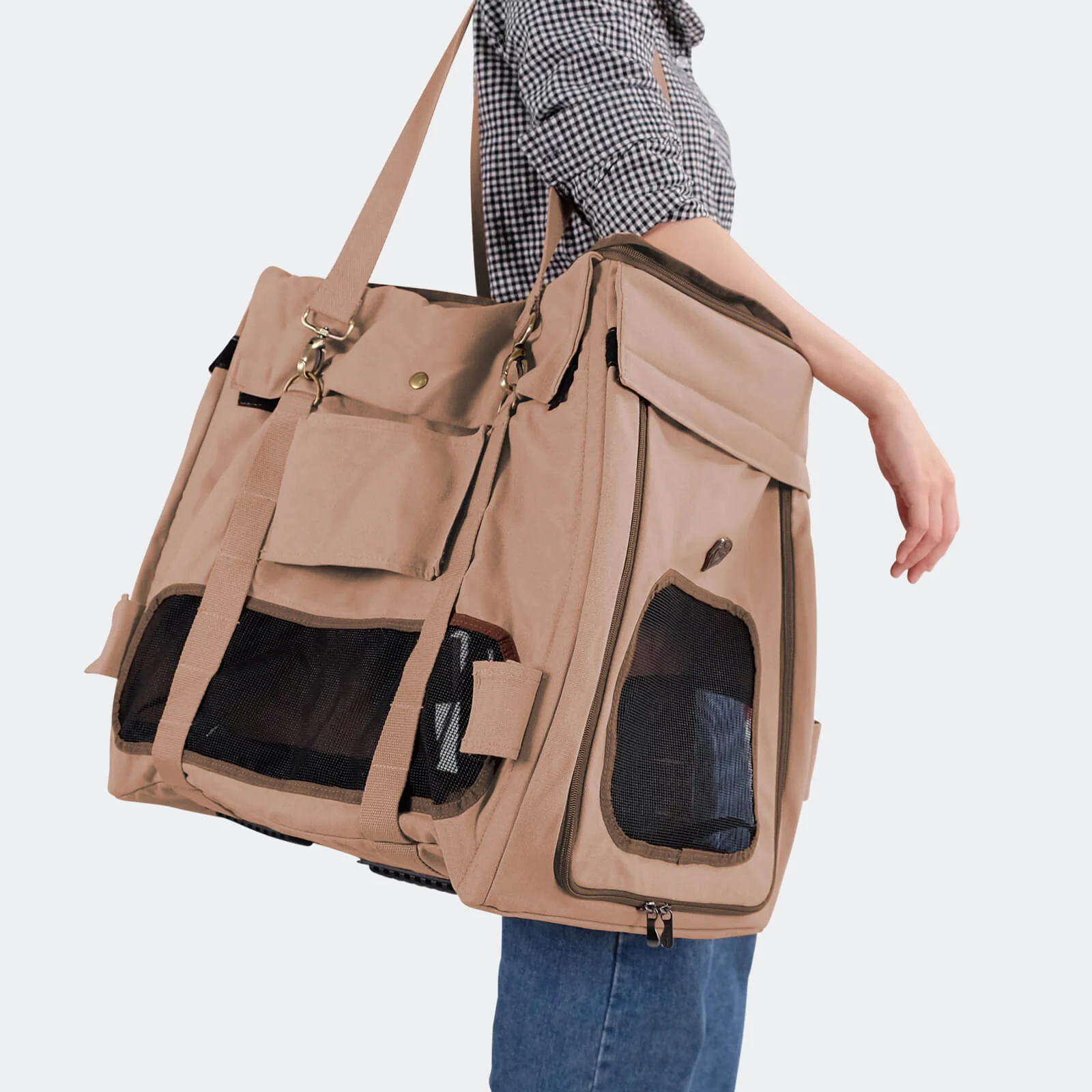 (Open-box item) Gentle Giant Pet Wagon Stroller with Detachable Carrier