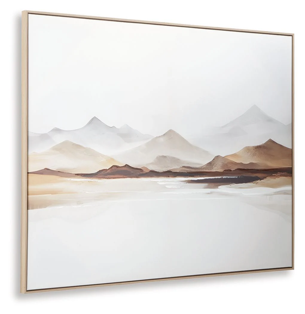 Karalen - Wall Art - White / Gray / Brown