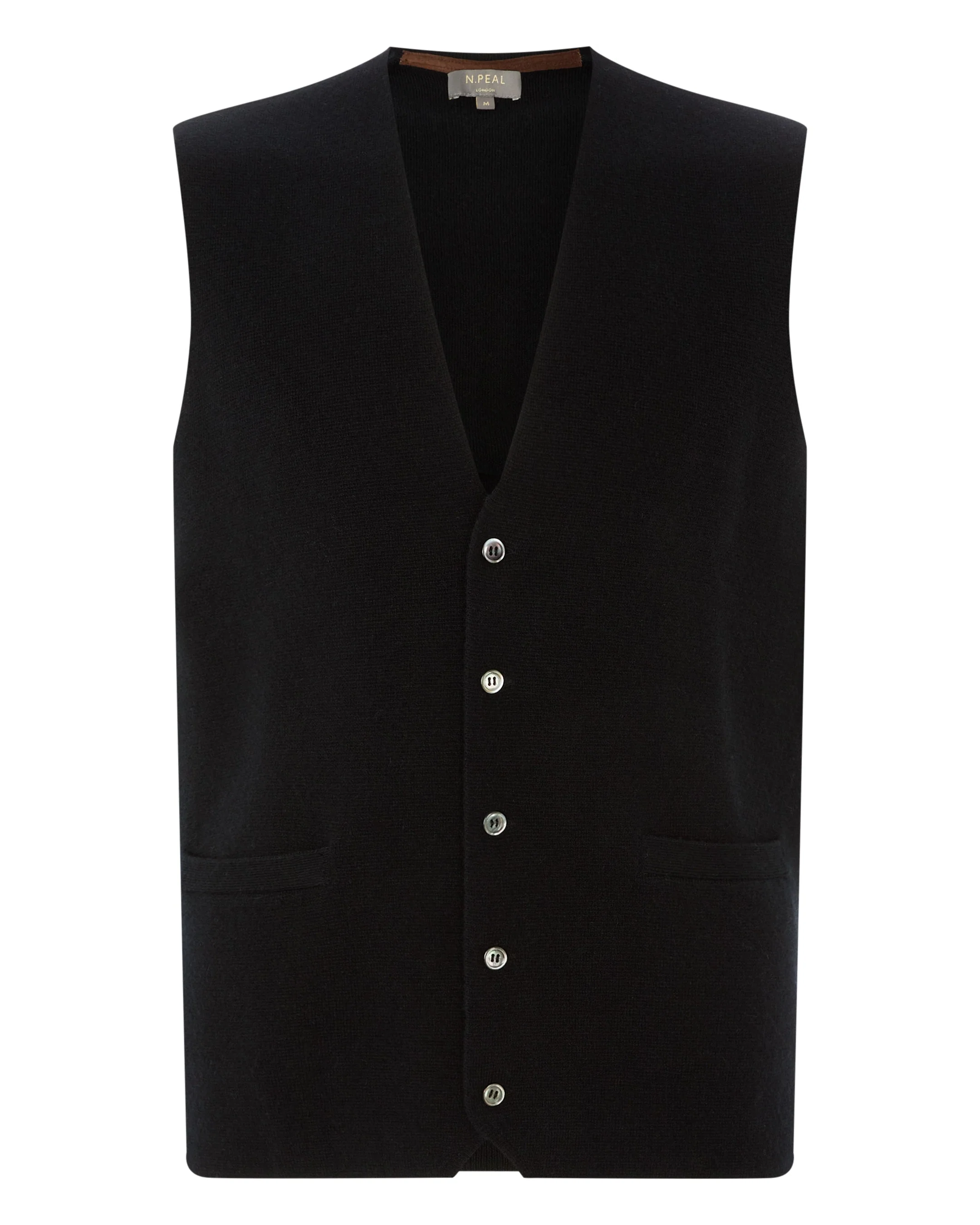 Men's Chelsea Cashmere Waistcoat Black
