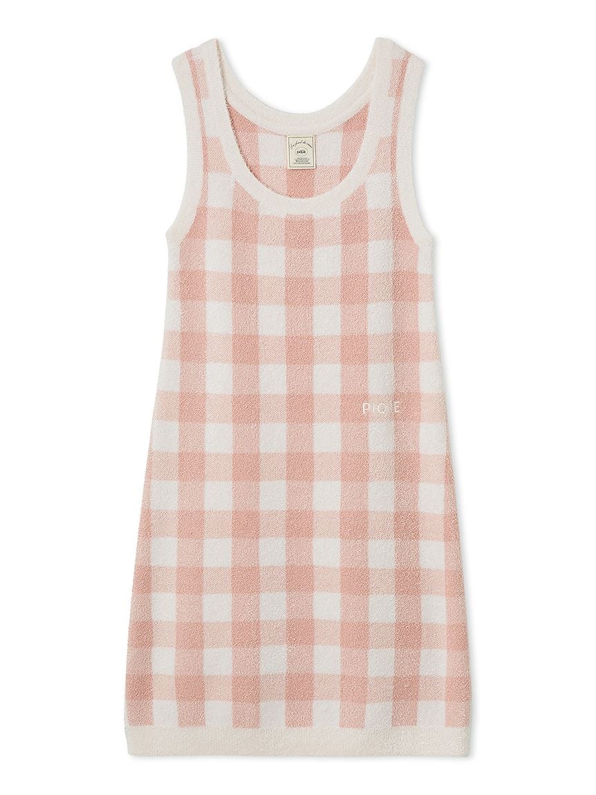 Checkered Jacquard Dress