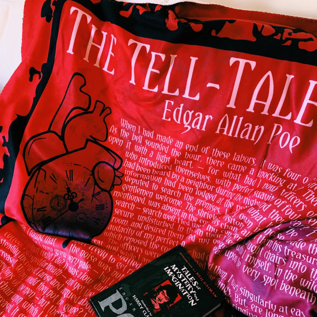 The Tell-Tale Heart Sherpa Fleece Book Blanket