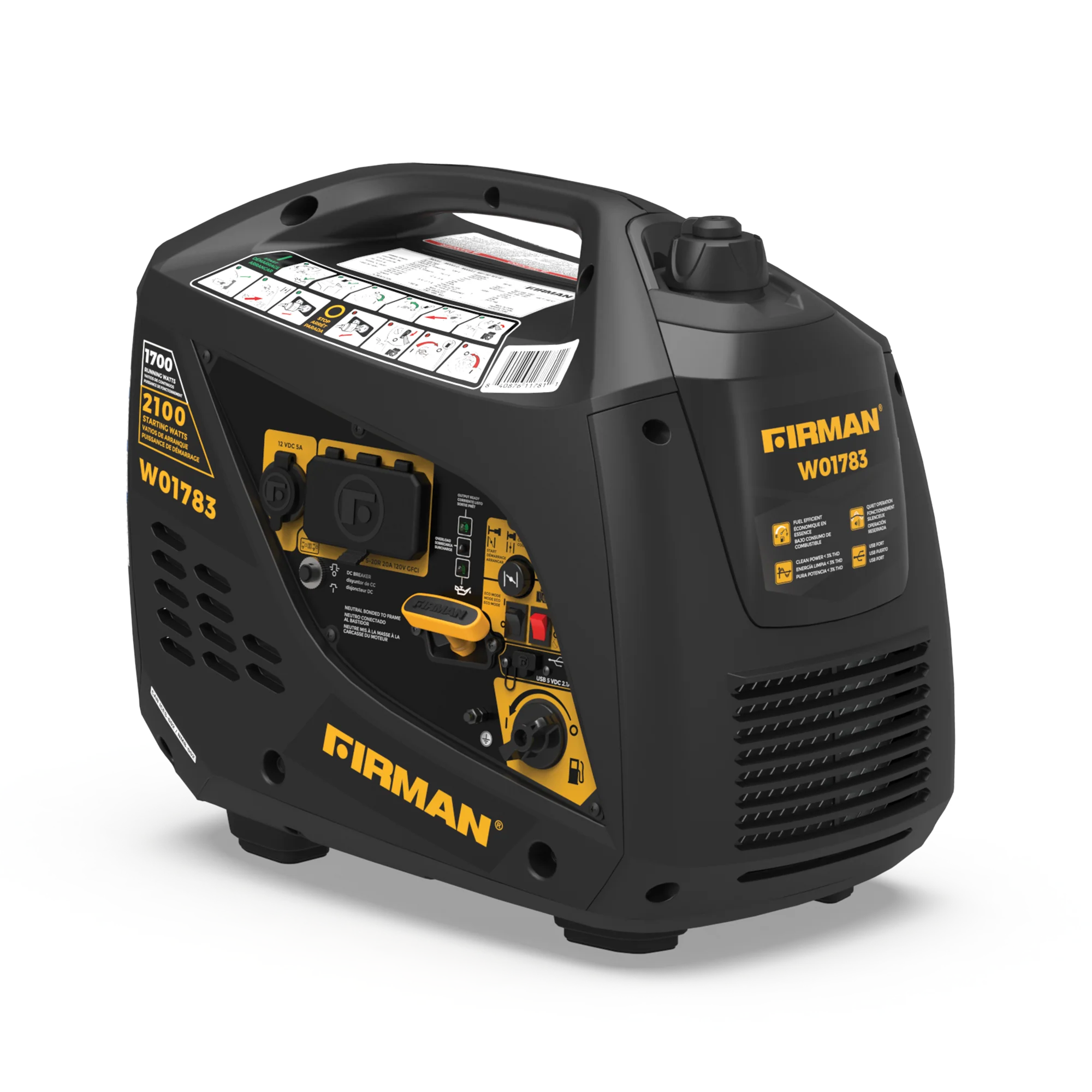 Inverter Portable Generator 2100W Recoil Start