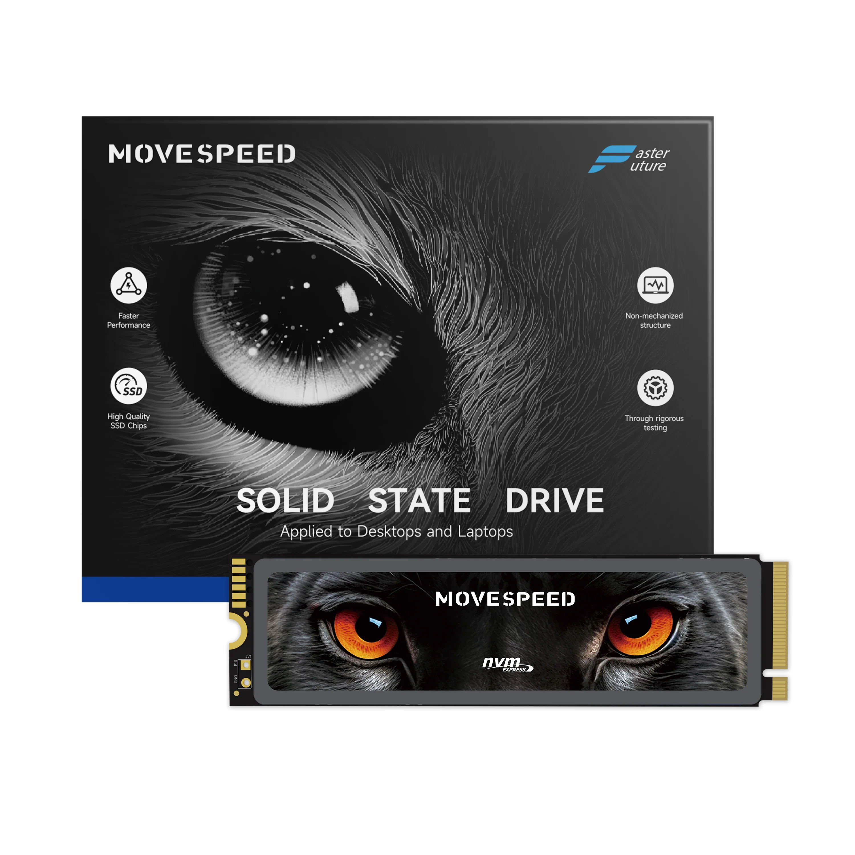 MOVESPEED 7450MB/s SSD NVMe M.2 2280 4TB 2TB 1TB Internal Solid State Hard Disk M2 PCIe 4.0x4 2280 SSD Drive for PS5 Laptop PC