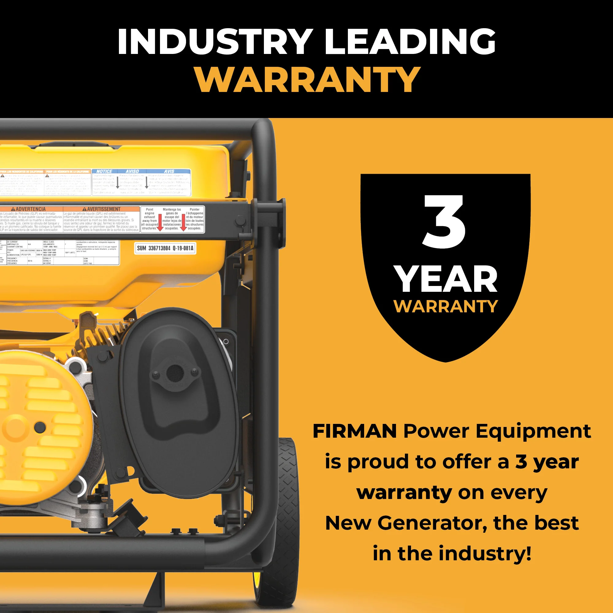 Dual Fuel Portable Generator 4550/3650W Recoil Start