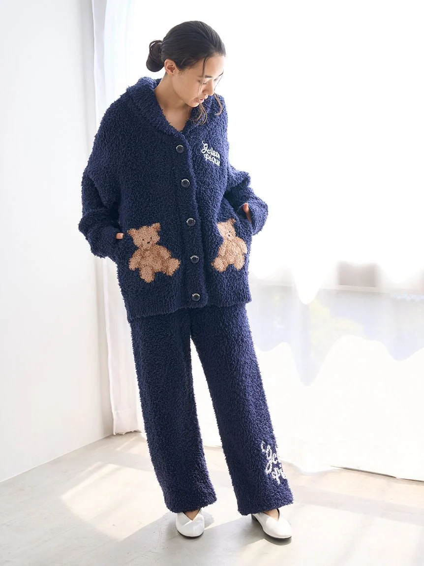 [HOLIDAY] Gelato Snow Bear Jacquard Shawl Cardigan