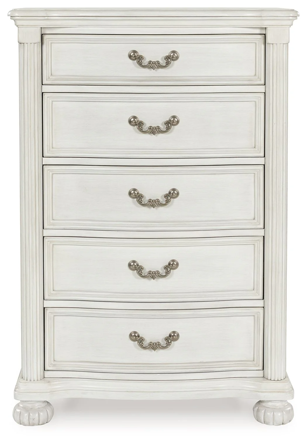 Montelaine - Five Drawer Chest - Antique White