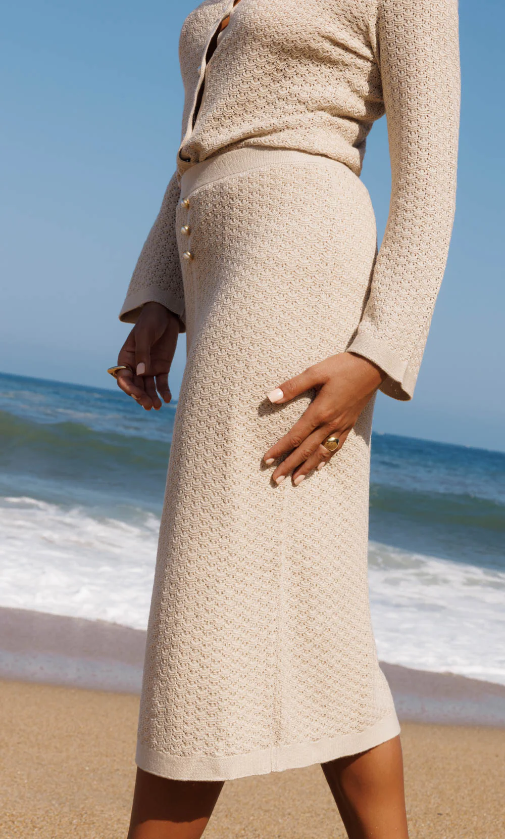 Shelly Knit Skirt - Silk & Cashmere