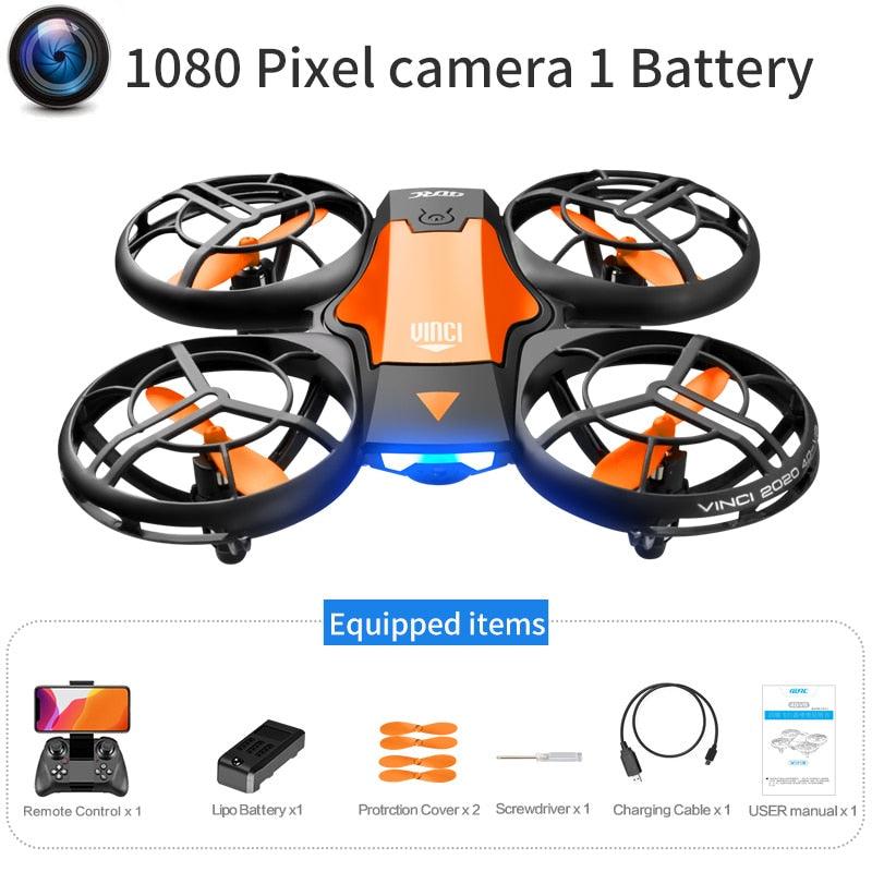 4DRC V8 Mini Drone - 4K 1080P HD Wide Angle Camera WiFi FPVDrone Height Keep Foldable Quadcopter Toy Gift
