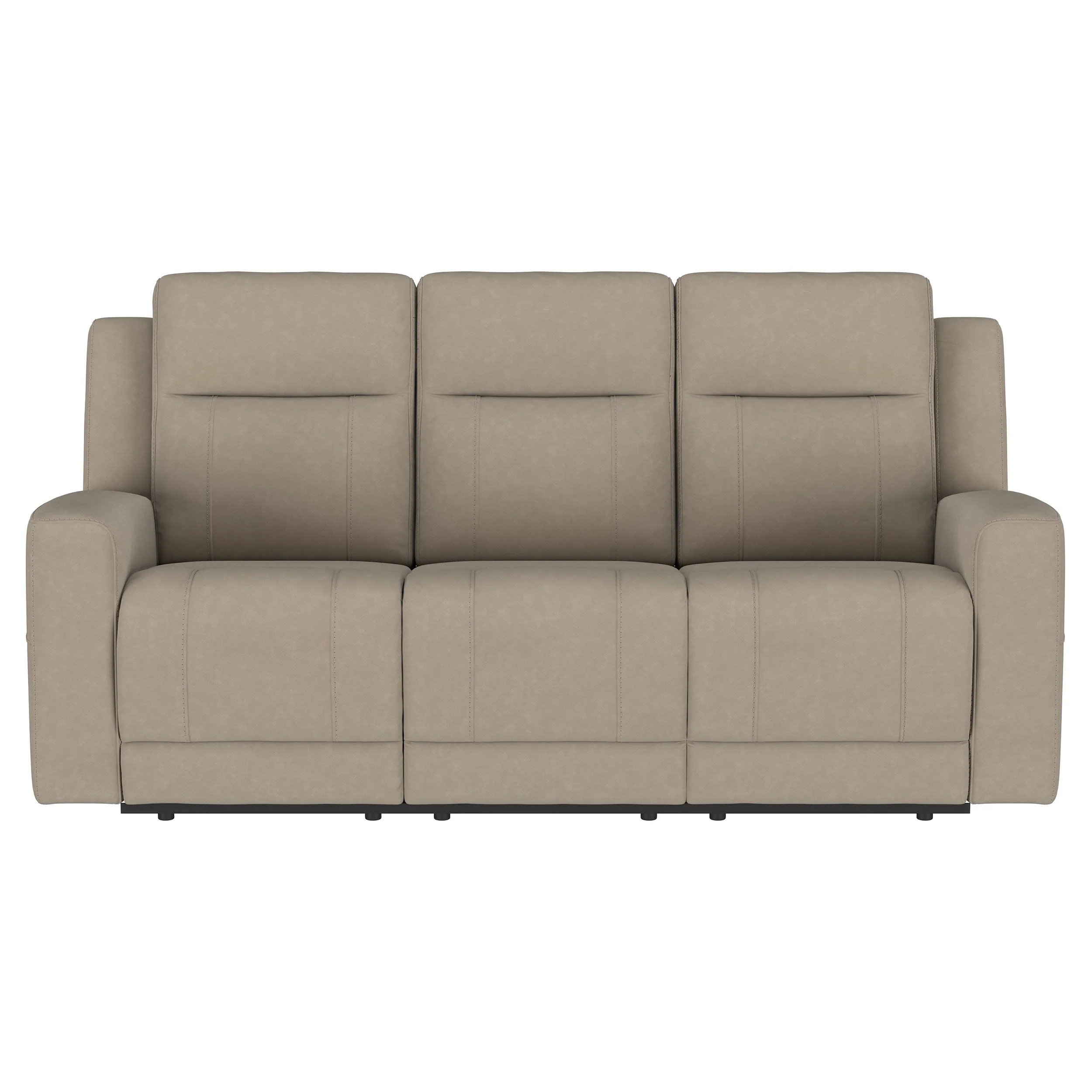 Brentwood  Upholstered Reclining Sofa Set Charcoal