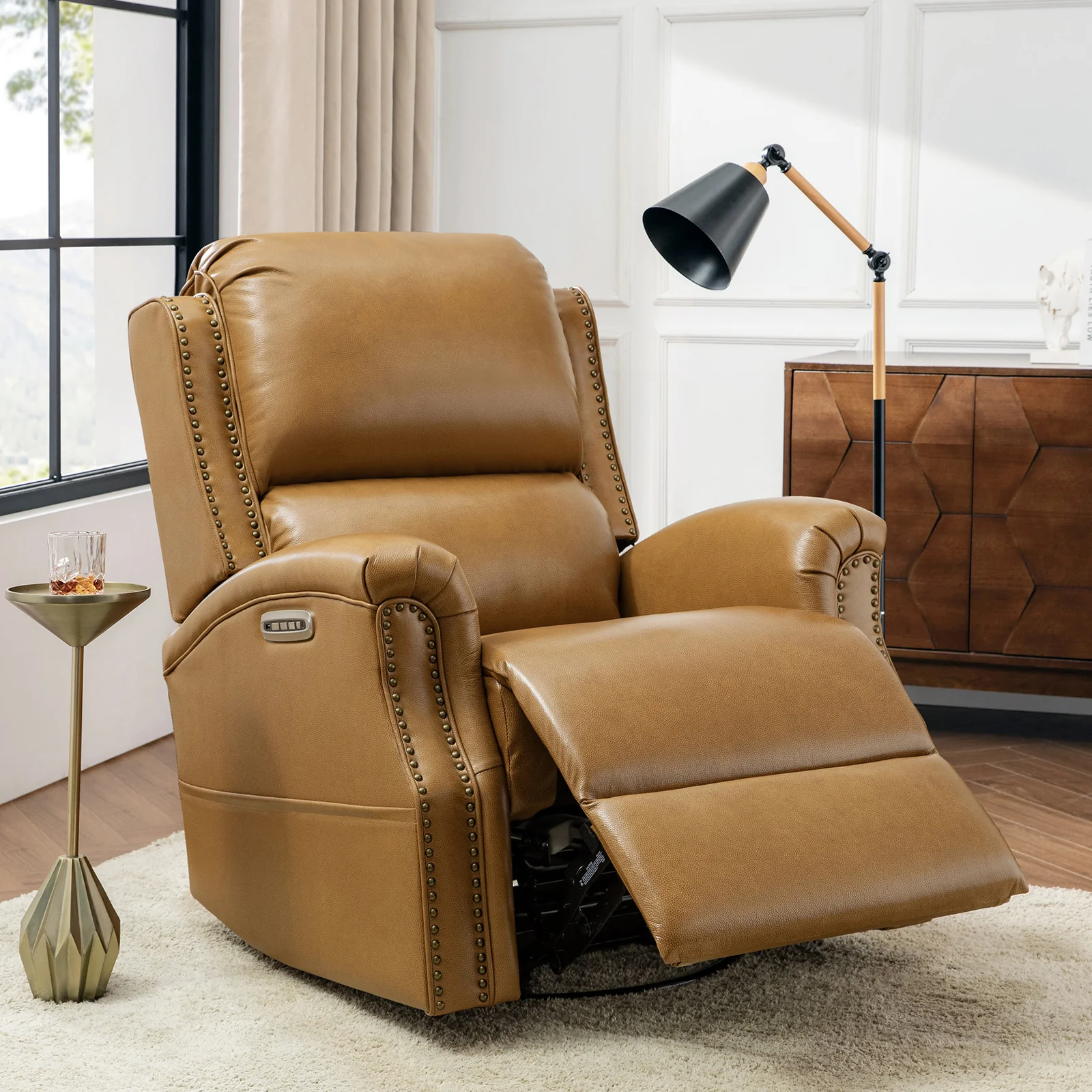 Andreas Recliner in Camel