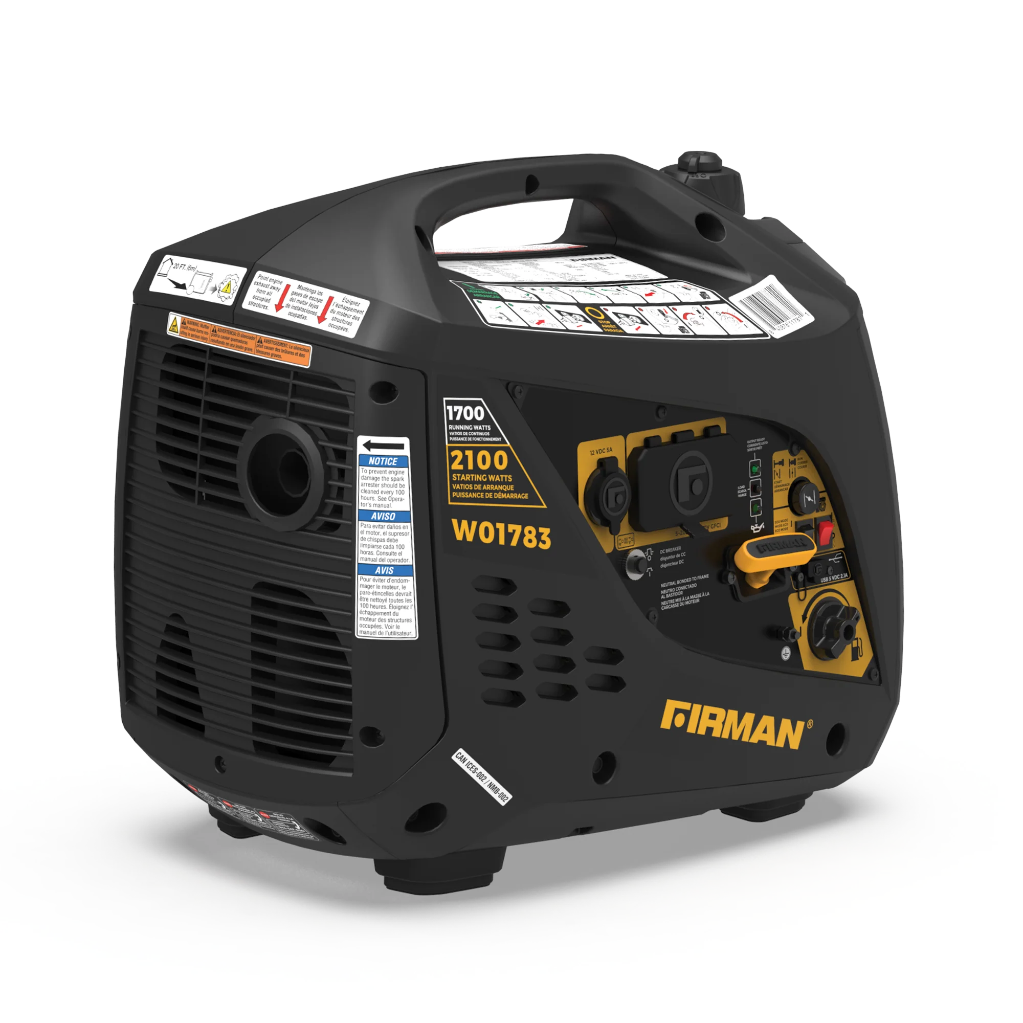 Inverter Portable Generator 2100W Recoil Start