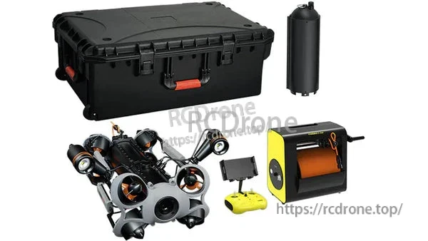 CHASING M2 PRO MAX Underwater ROV – 200m 4K/EIS Camera, 12MP, 8,000lm Dual Lights, 5-Port Mount, E-Reel 200m Underwater Drone
