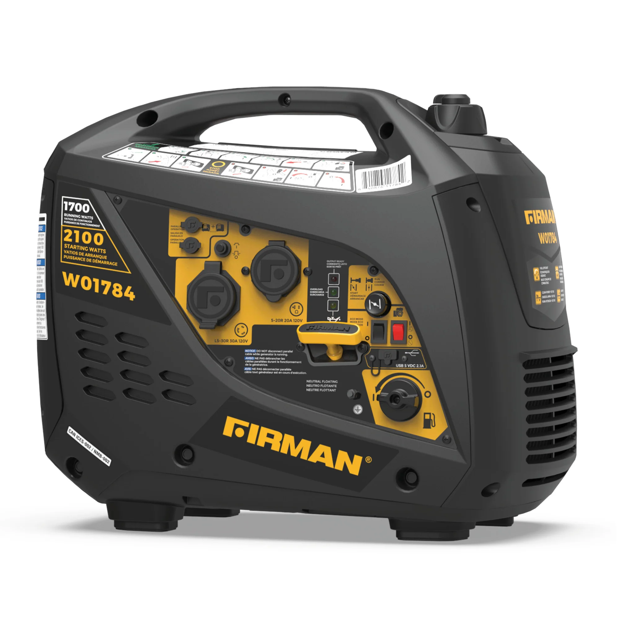 Inverter Portable Generator 2100W Recoil Start