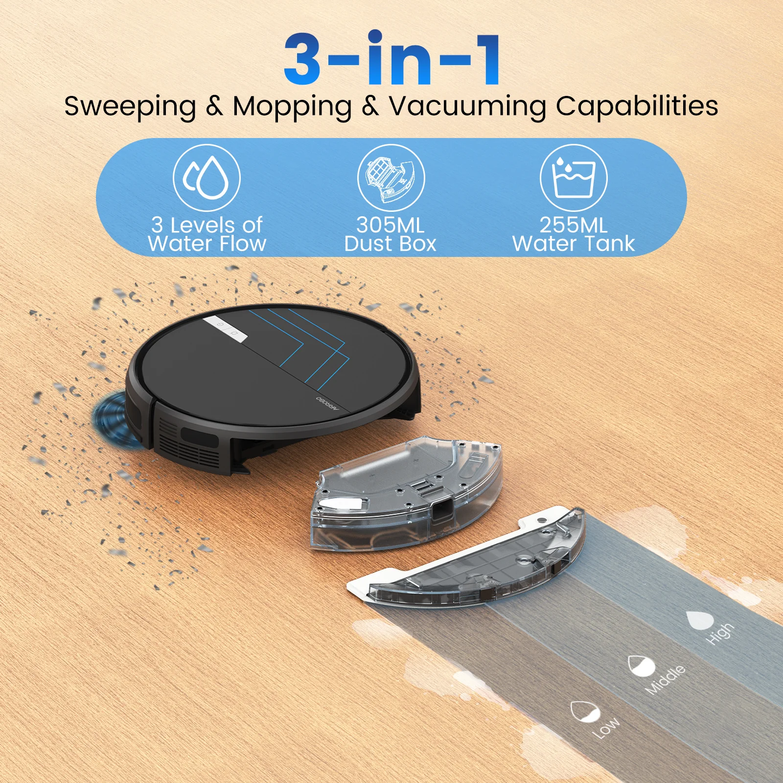 AIRROBO P30 3 in 1 Robot Vacuum