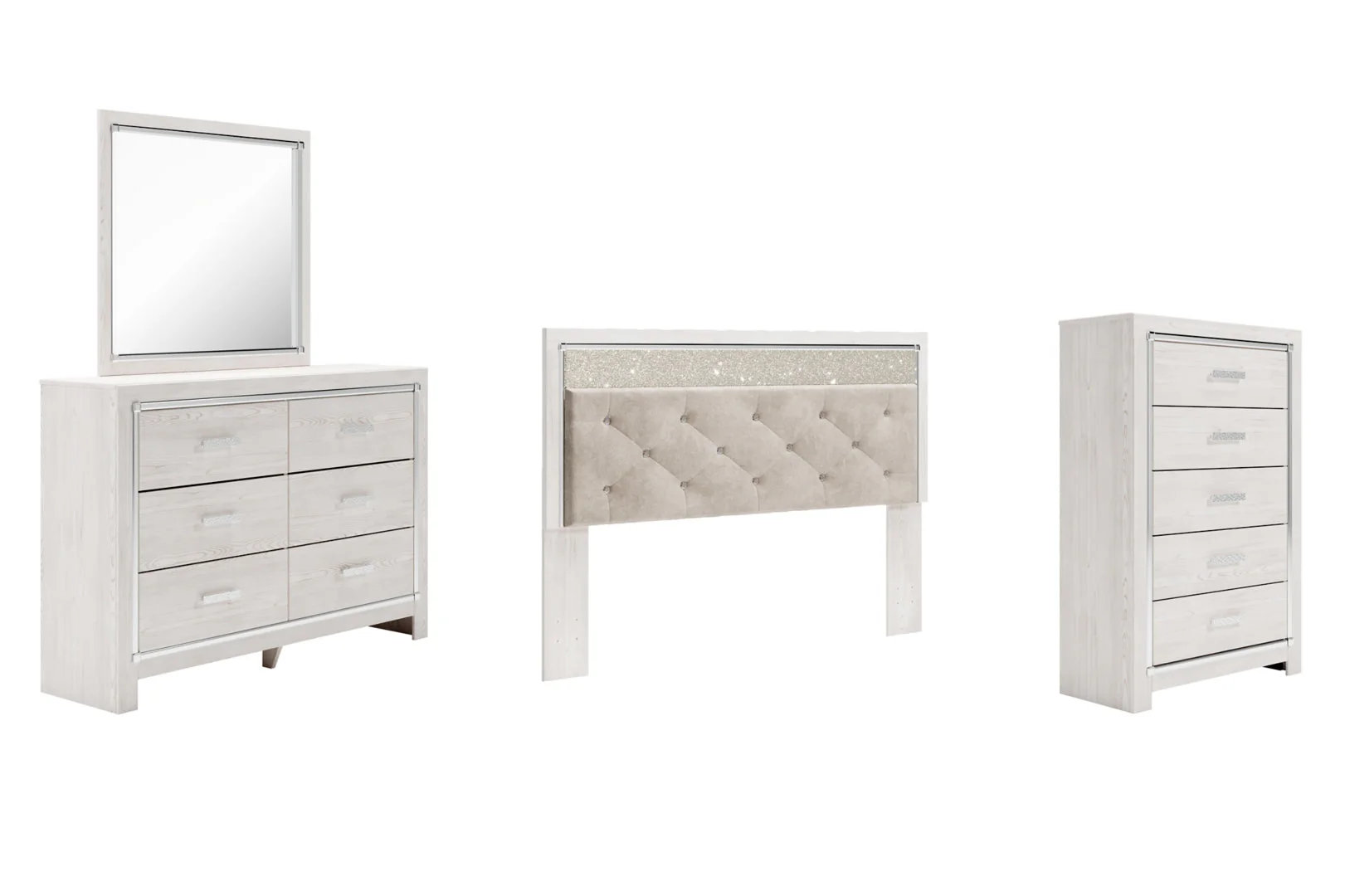 Altyra Panel Bookcase Bedroom Set