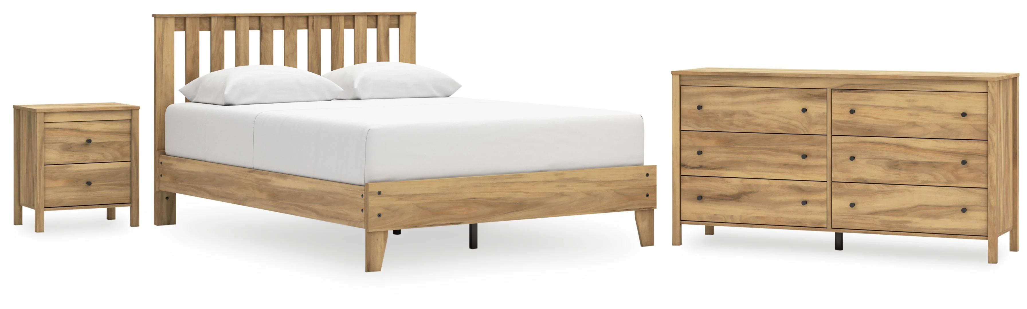 Bermacy Panel Headboard Bedroom Set