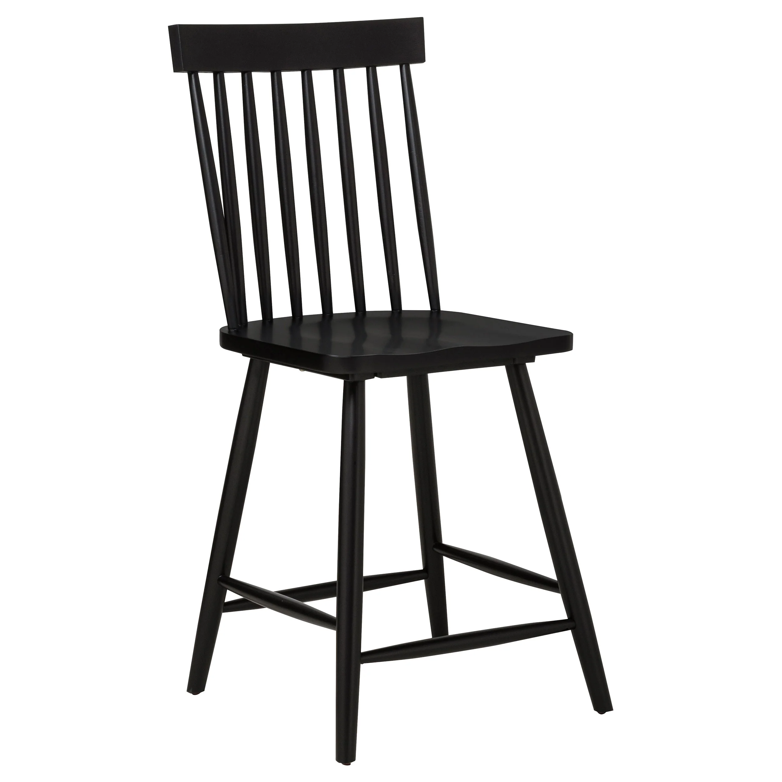 Andrews Windsor Counter Height Dining Side Chair (Set of 2)