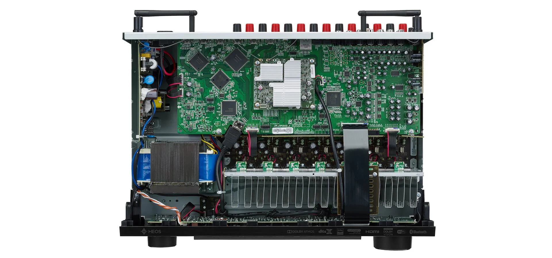 Denon AVR-X1600 220 volt 7.2 Channel 4K Ultra HD AV Receiver with 3D Audio and HEOS Built-In 220v 240 volts 50 hz / 60 hz