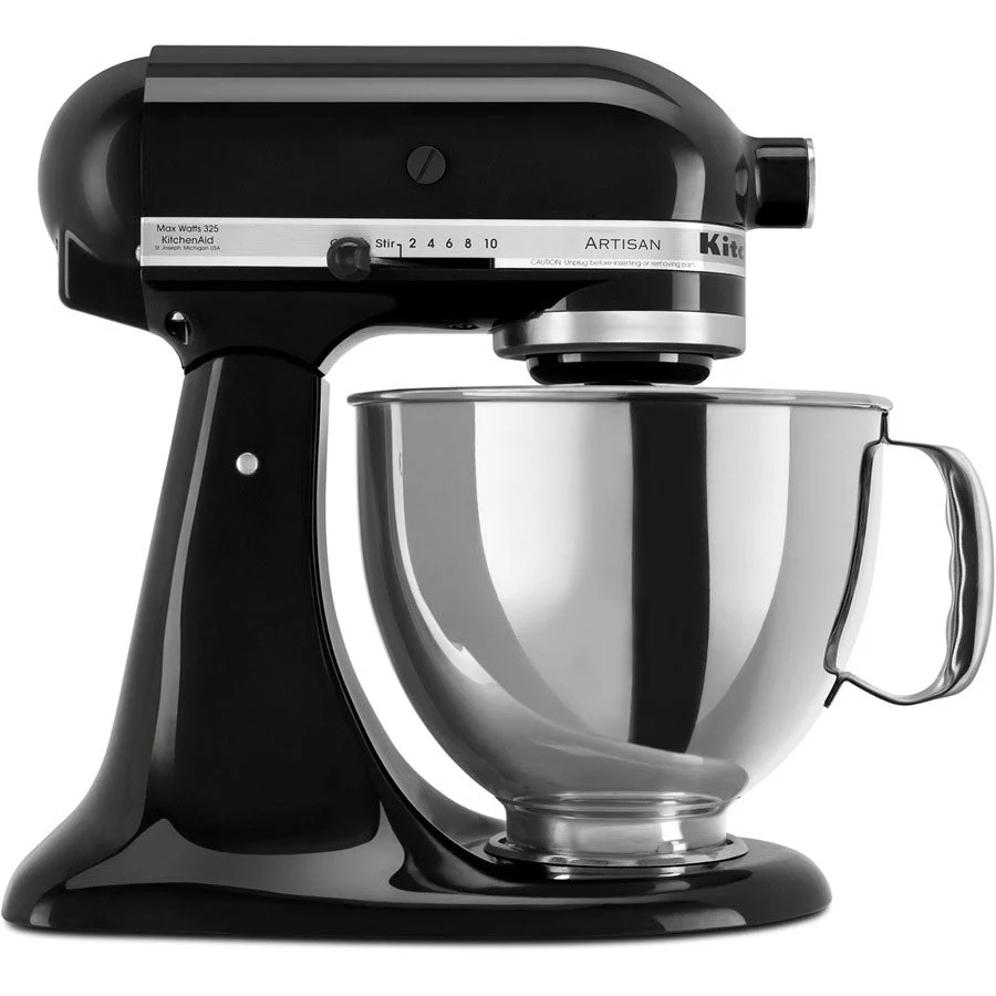 220 Volt KitchenAid 5KSM175PSEOB Artisan Stand Mixer - Onyx Black