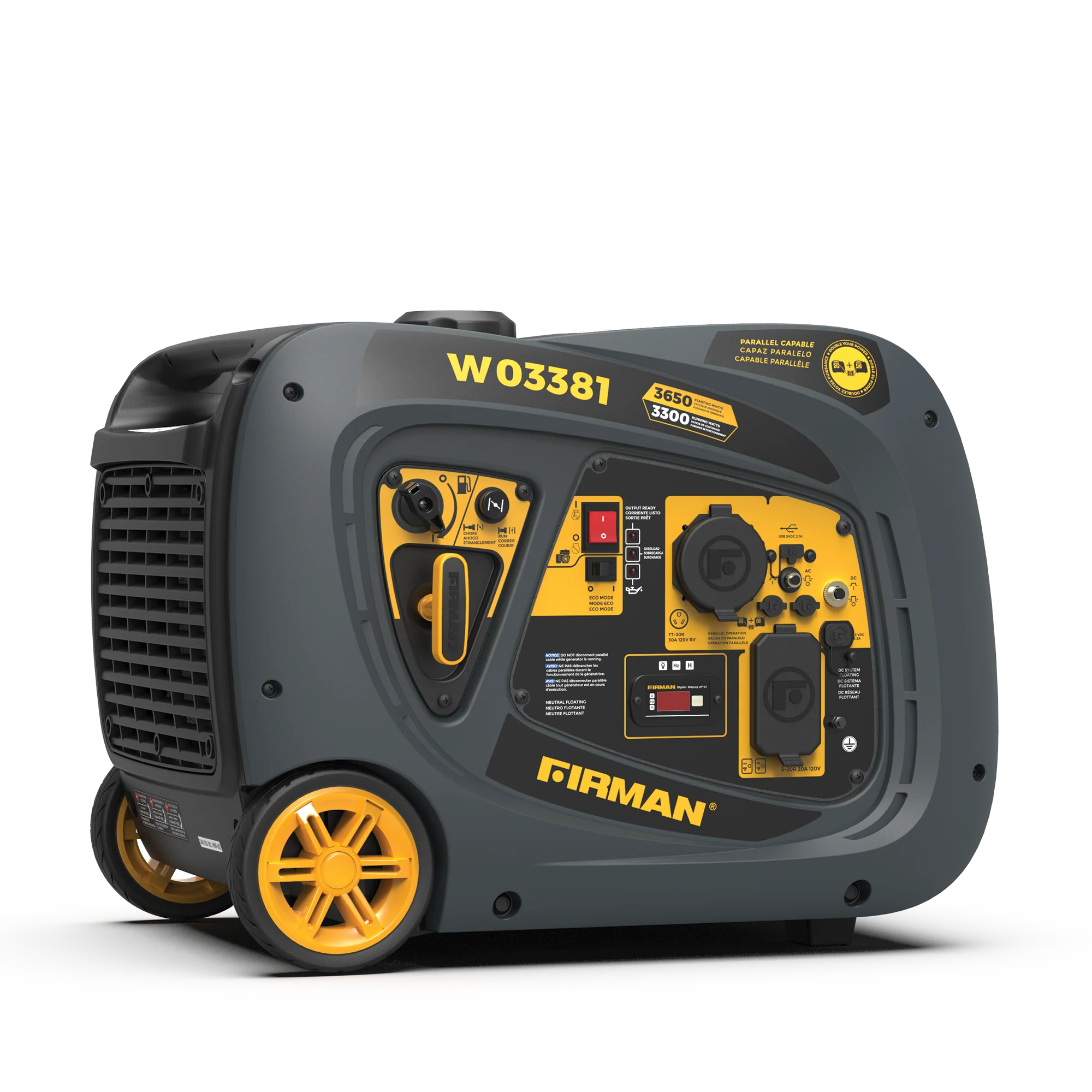 Refurbished Inverter Portable Generator 3650W Recoil Start