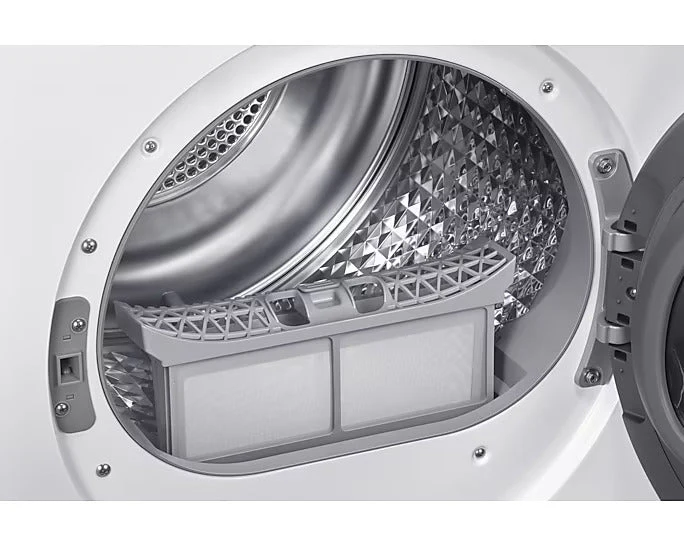 Samsung 220 volt 9 KG Dryer White A++ Heat Pump Ventless Self Condensing heat pump DV90CGCWHITE220v 220v 240 volts 50 hz