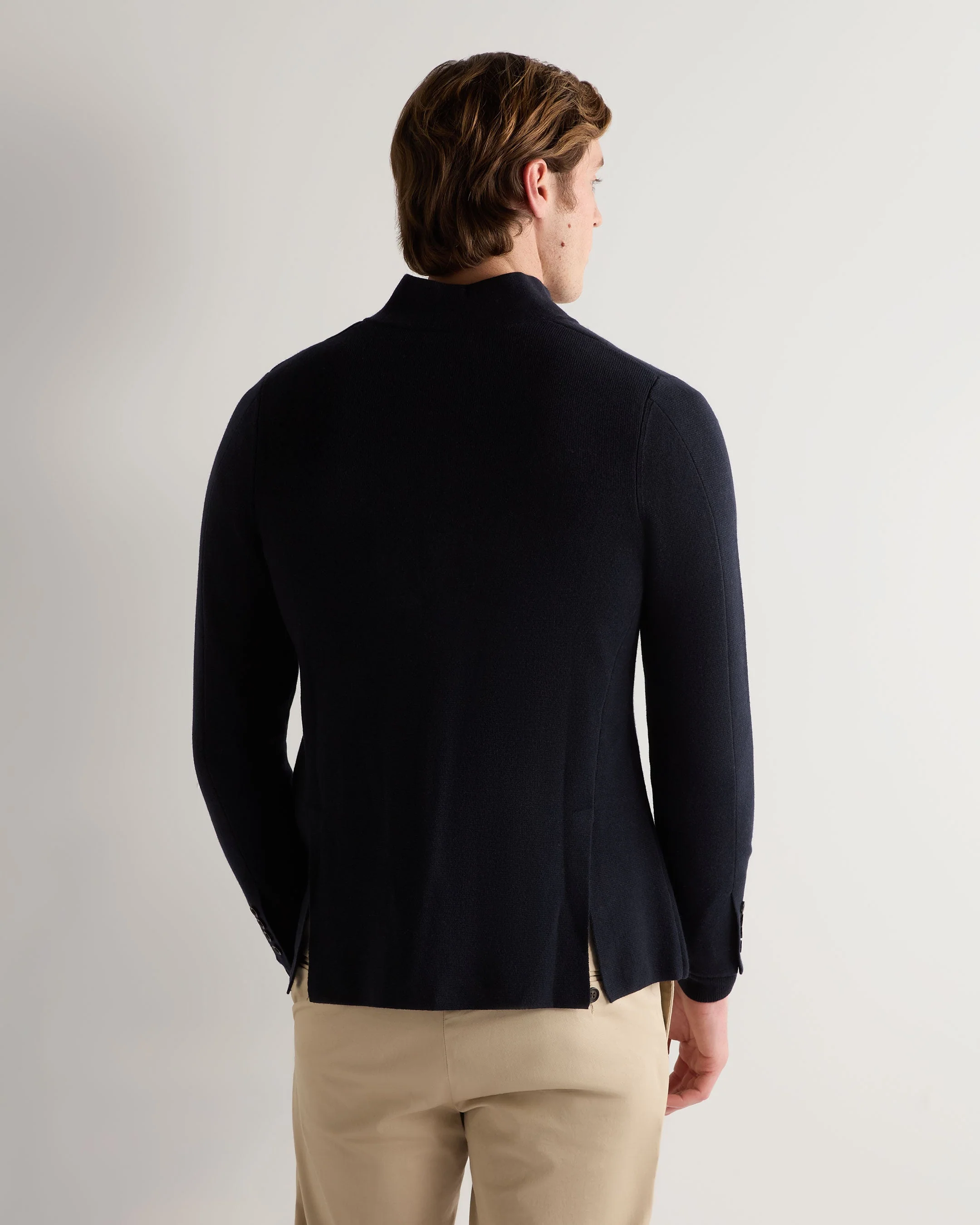 Men's Grosvenor Milano Cashmere Jacket Navy Blue