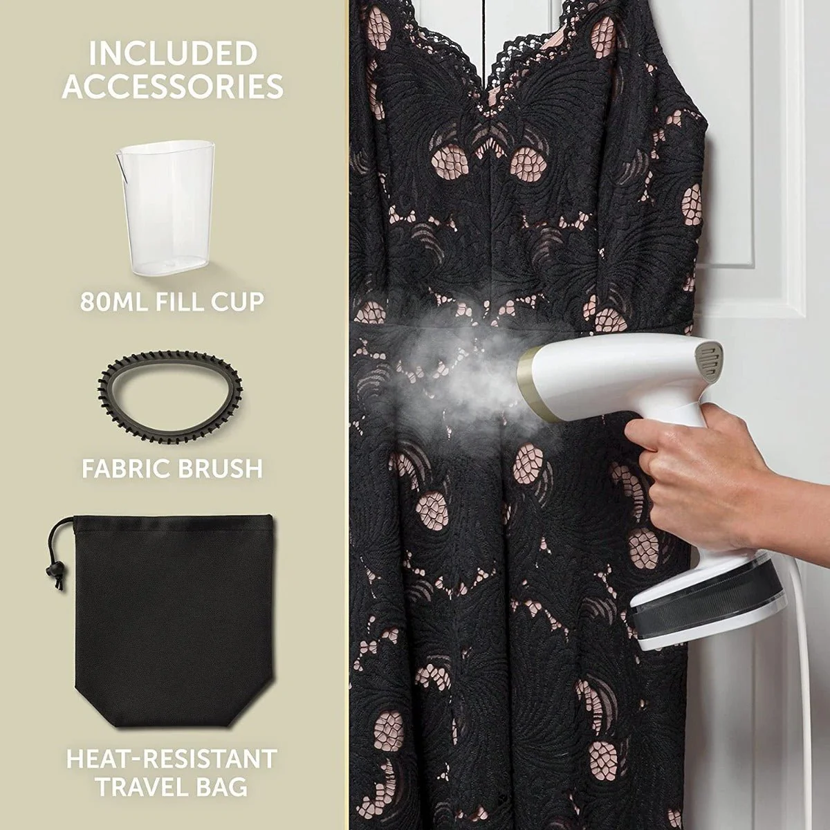 Breville 220 volts Garment steamer Steam Iron handheld 220v 240 volt clothes steamer travel bag included fast heat up 1400w