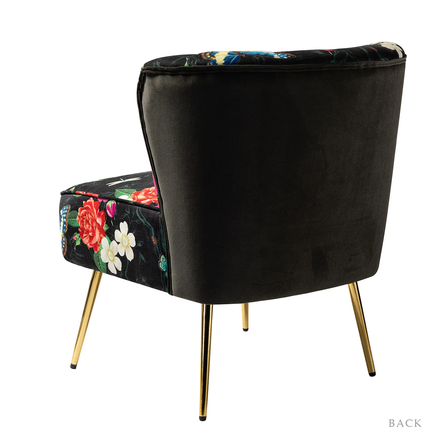 Amata Side Chair in Black