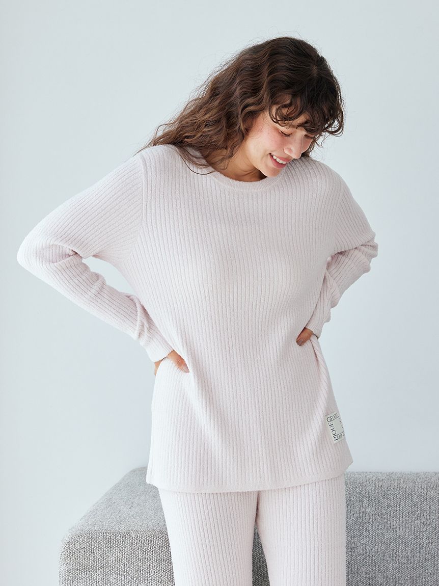 Hot Smoothie Rib Pullover Sweater