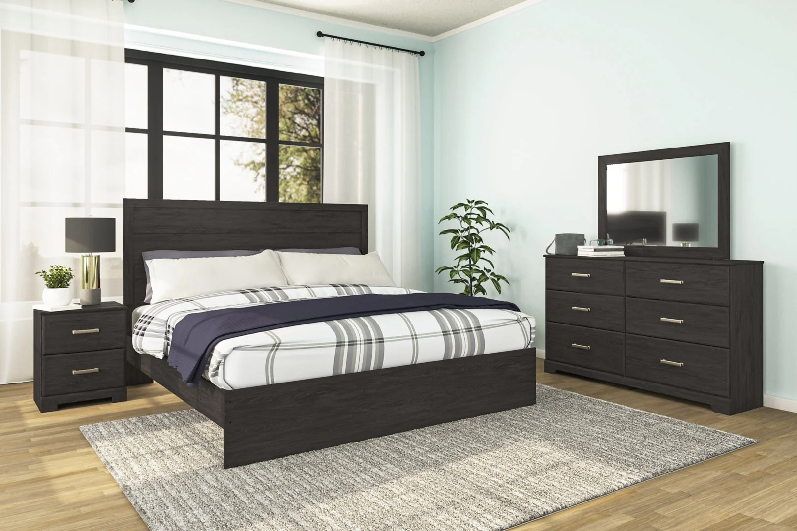 Belachime Black Bedroom Set
