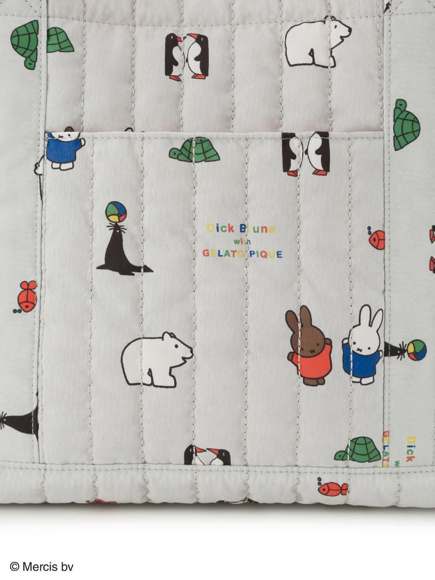 【Dick Bruna】Quilted All-Over Print Mama Bag