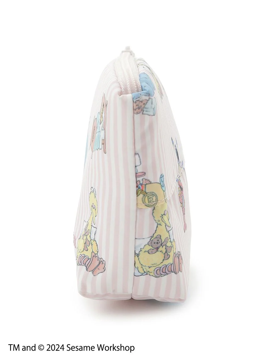 【SESAME STREET】 Character Zipper Pouch