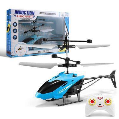 CY387 RC Helicopter - Two-Channel Suspension RC Helicopter Drop-resistant Induction Suspension Aircraft Charging Light Aircraft Kids Toy Gift for Kid