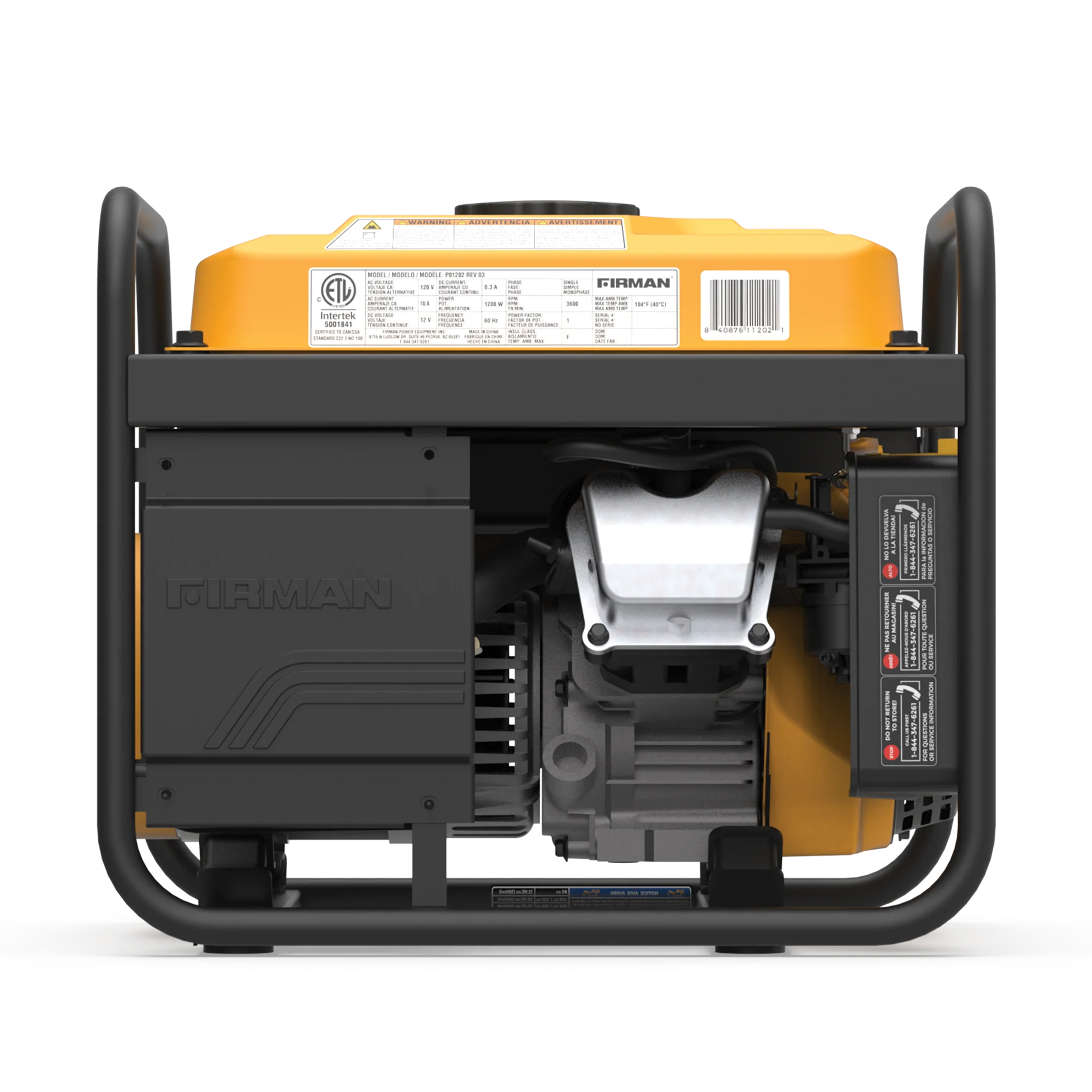 Gas Portable Generator 1500W Recoil Start