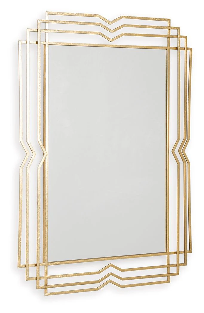 Claybrook - Accent Mirror - Gold Finish