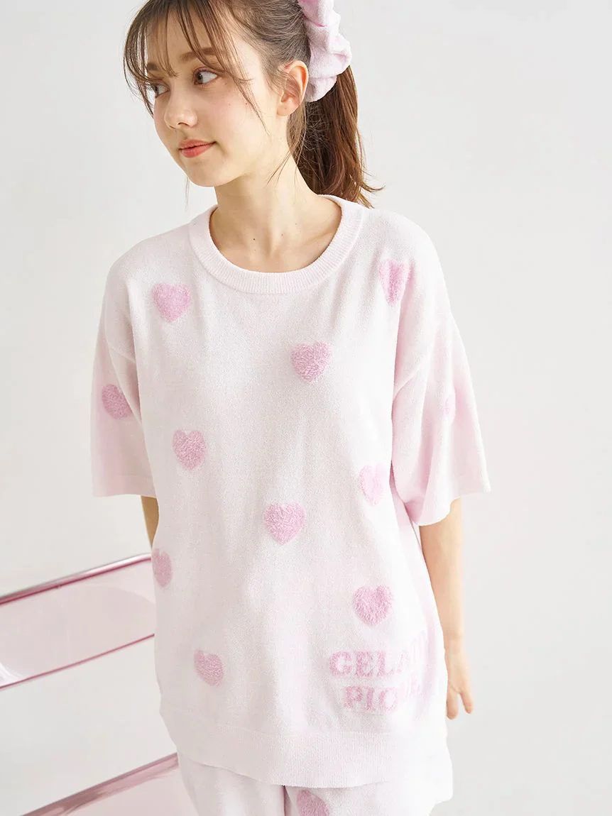 Heart Jacquard Pullover