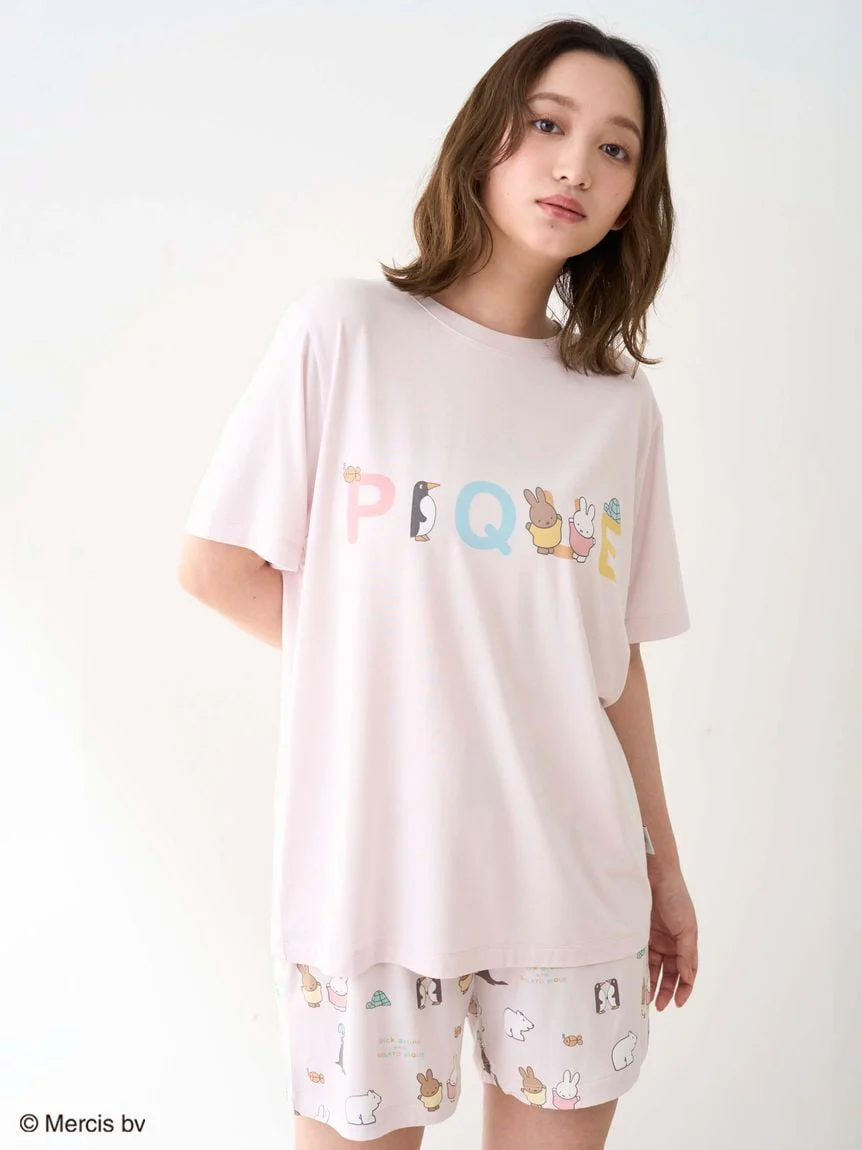 【Dick Bruna】[Cool to the Touch] One-Point T-Shirt