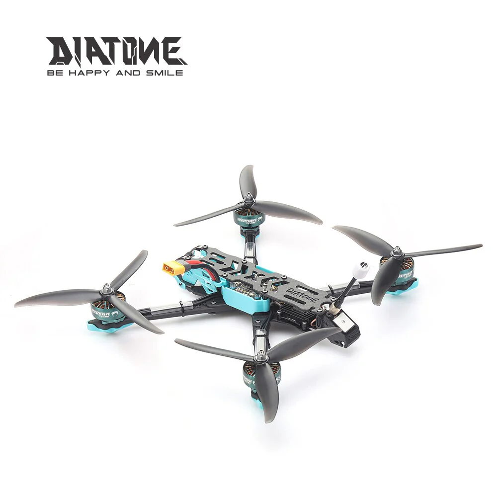 DIATONE Roma F7 - 7inch 6S PNP/BNF MSR/TBS Receiver Mamba F7 Flight Controller 65A ESC with GPS Antenna and VTX Racing Quadc