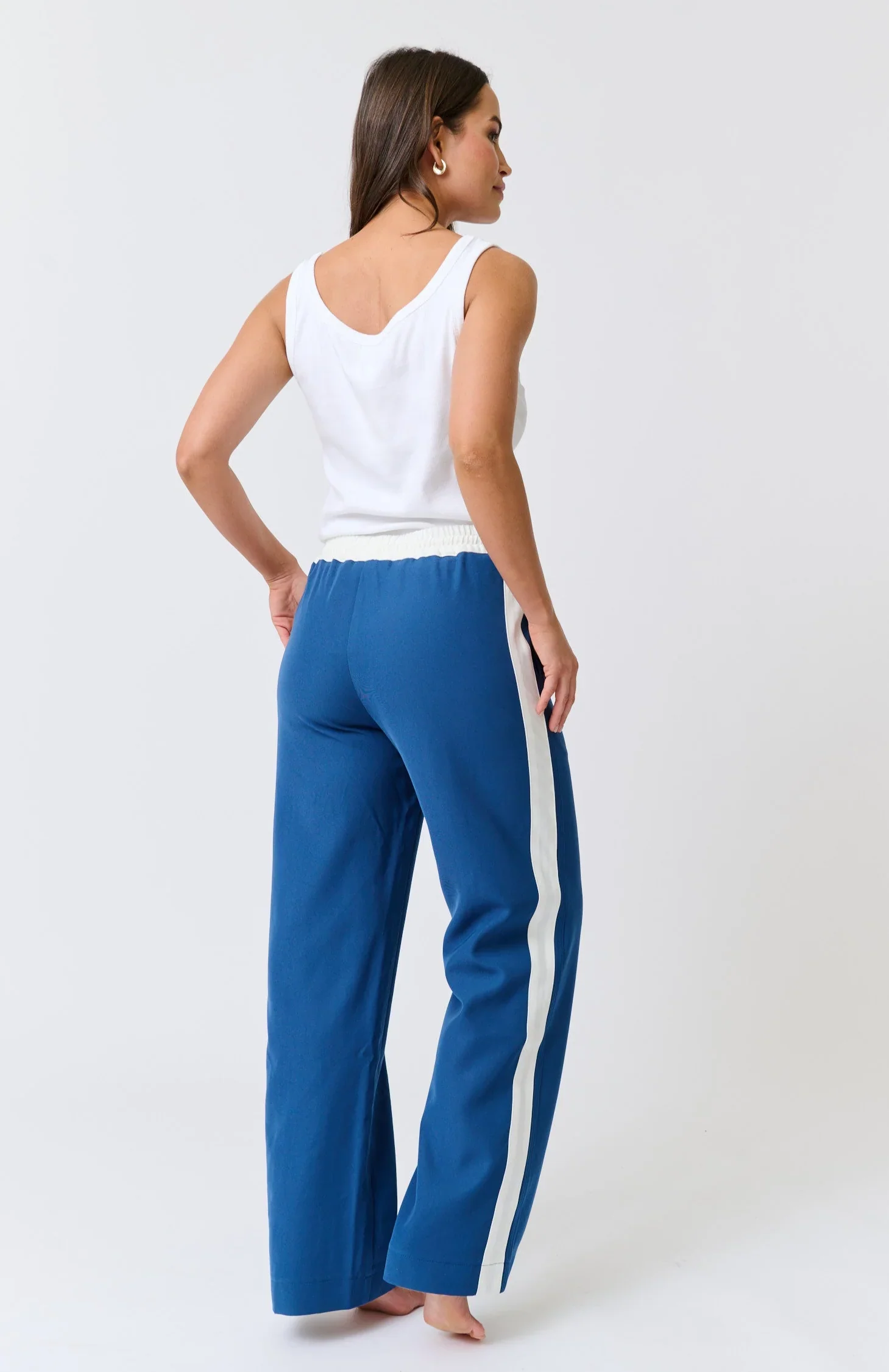 Lottie Pant - Navy / White