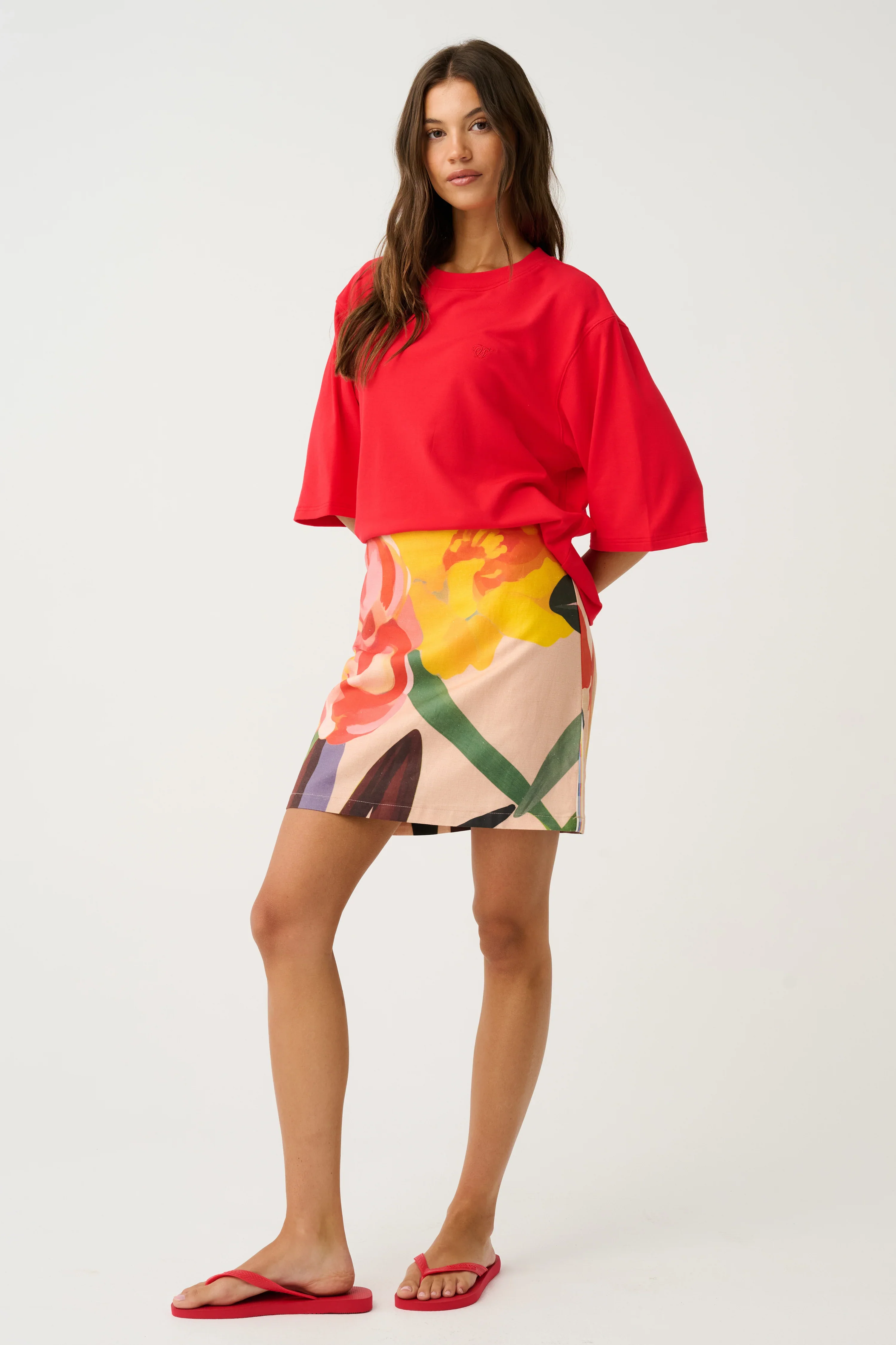 CW Solana Tee - Mandarin