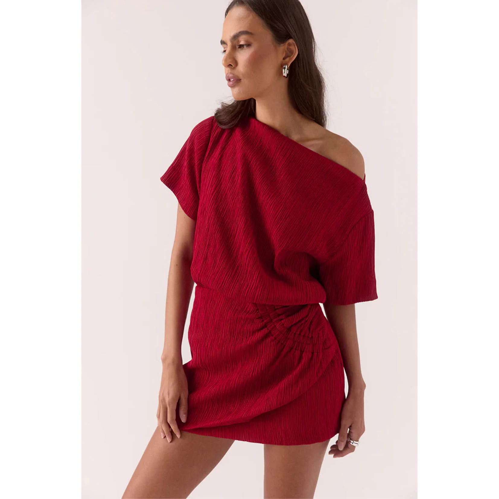 Aine Mini Dress - Raspberry