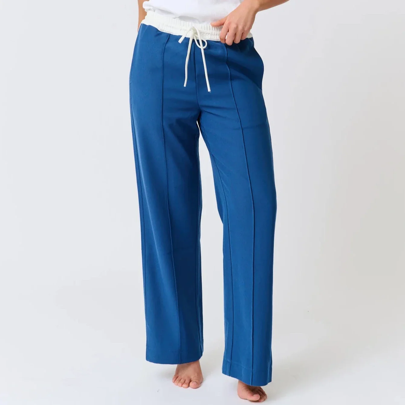 Lottie Pant - Navy / White