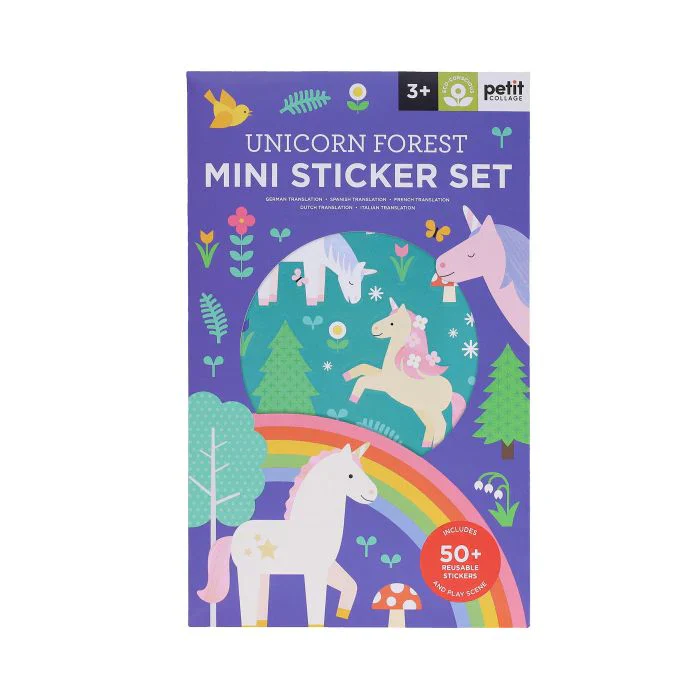 Mini Sticker Set - Unicorn Forest